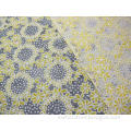 Cotton Circle Colored Polyester Lace Fabric Burnout Allover